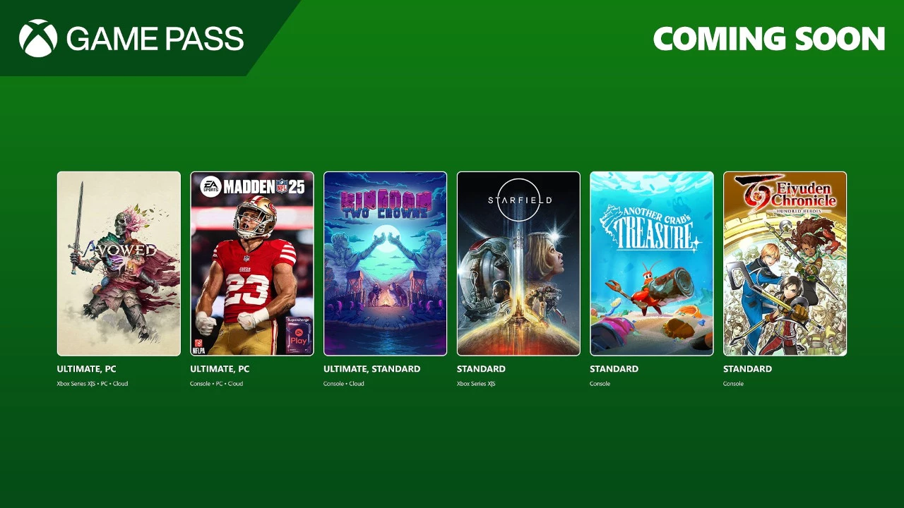 Game Pass 2월 게임 소식: Avowed와 Starfield